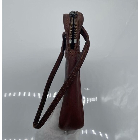 Louis Vuitton Pochette Sport Clutch Hand Bag LV Monogram Leather Brown Vintage - Picture 5 of 11